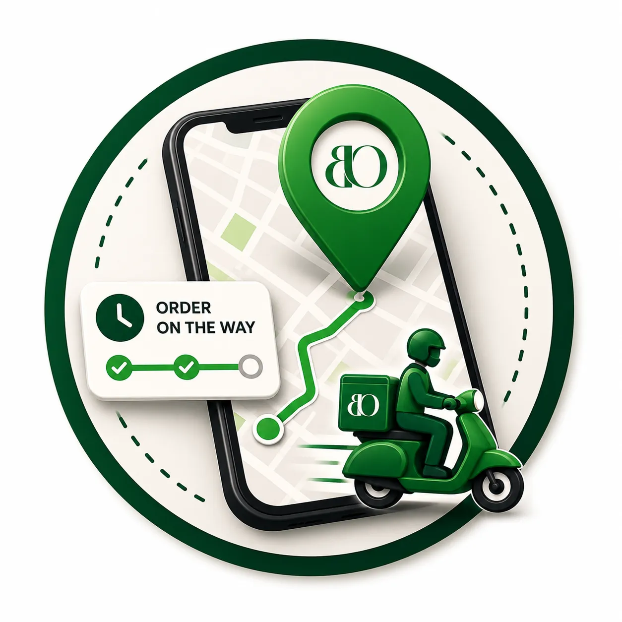 📍 Real-Time Order Tracking